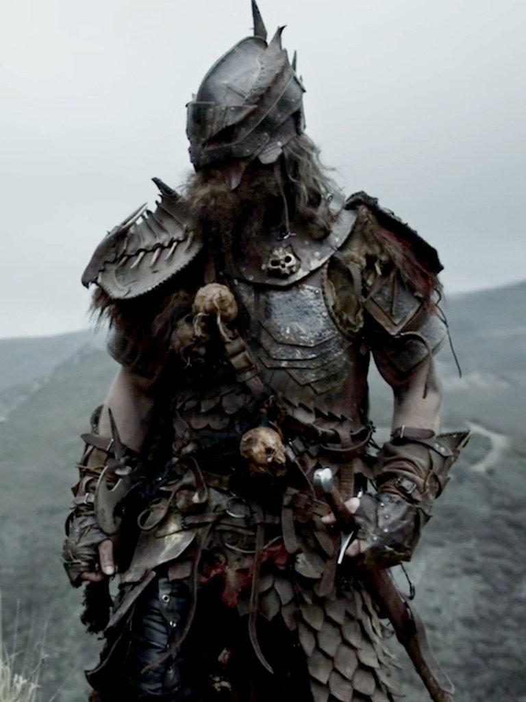 The Father, fully armored.